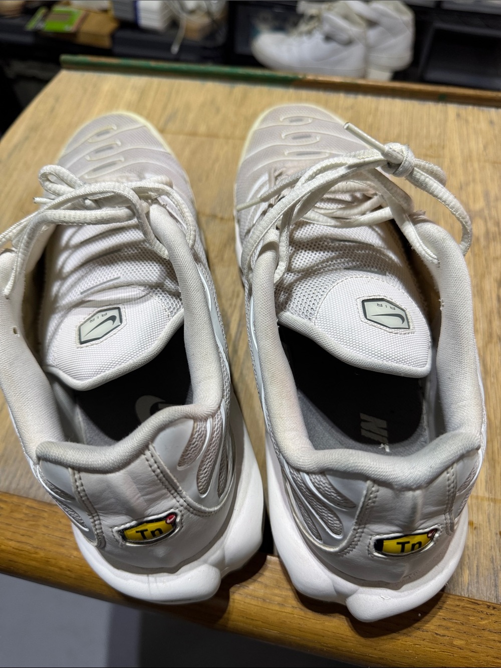 Nike Airmax Plus GS, triple white